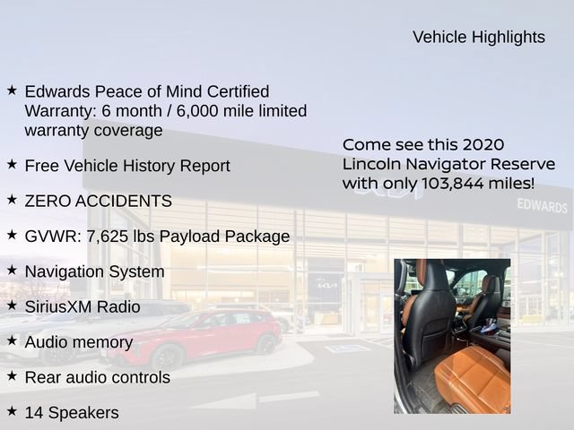 Used 2020 Lincoln Navigator Reserve AWD/4WD image 6