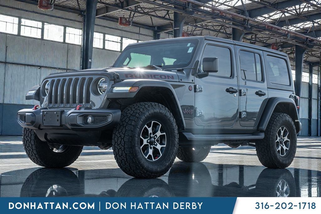 Used 2020 Jeep Wrangler Unlimited Rubicon w/ LED Lighting Group image 1