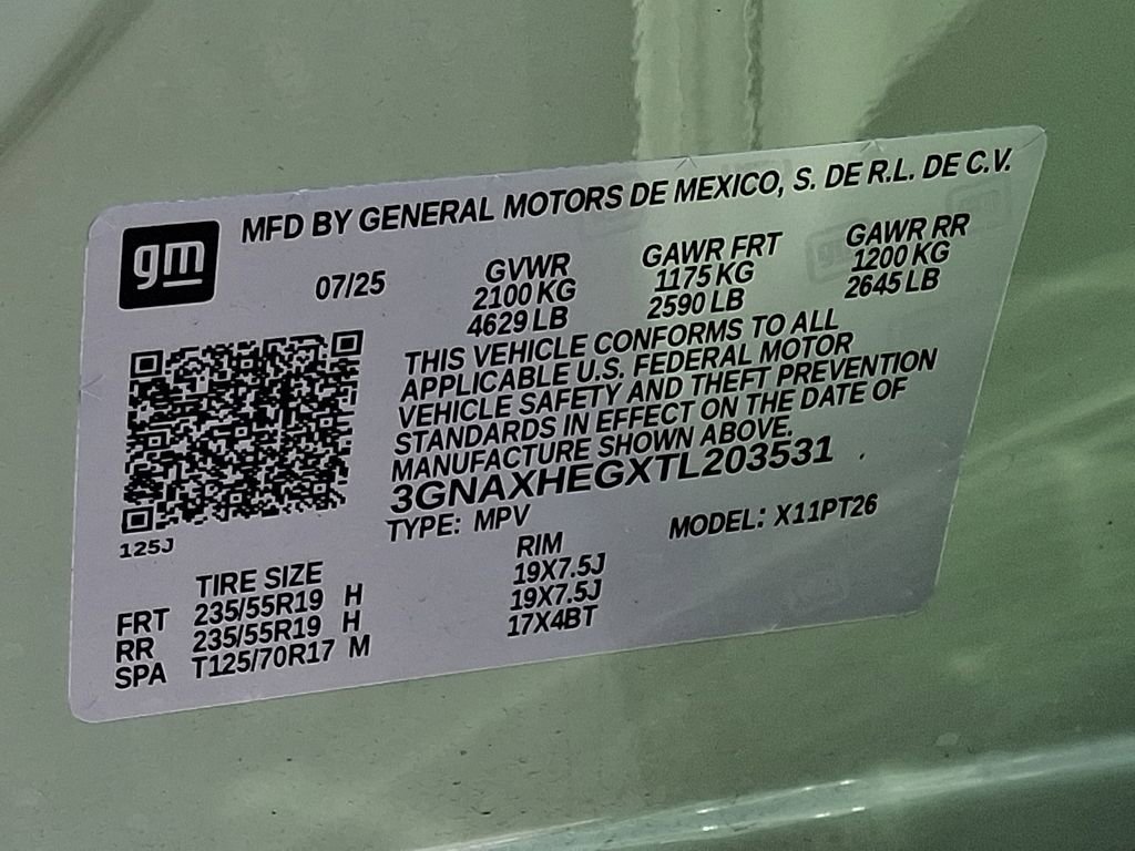 New 2026 Chevrolet Equinox LT w/ Midnight Edition image 19