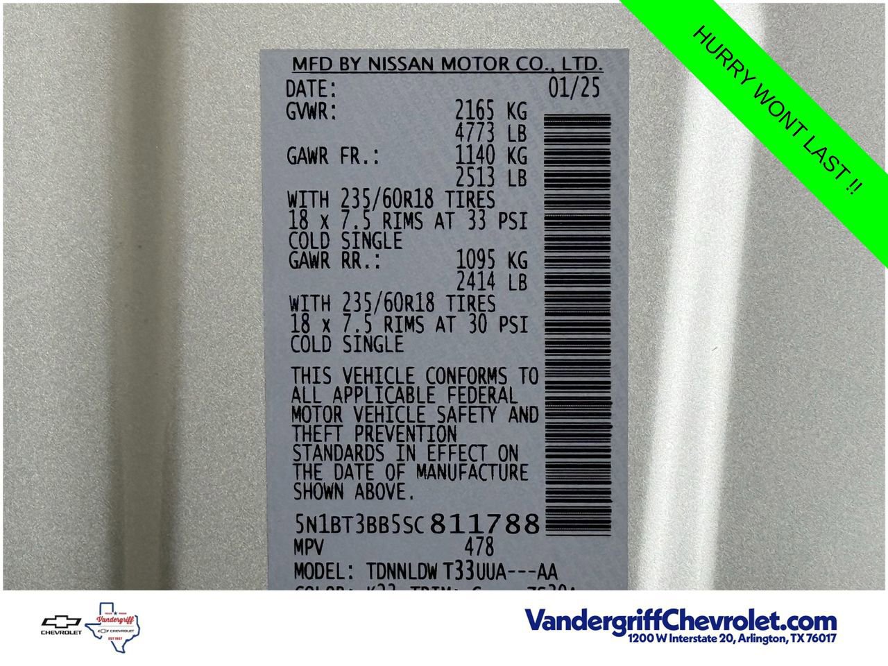 Used 2025 Nissan Rogue SV AWD/4WD image 30