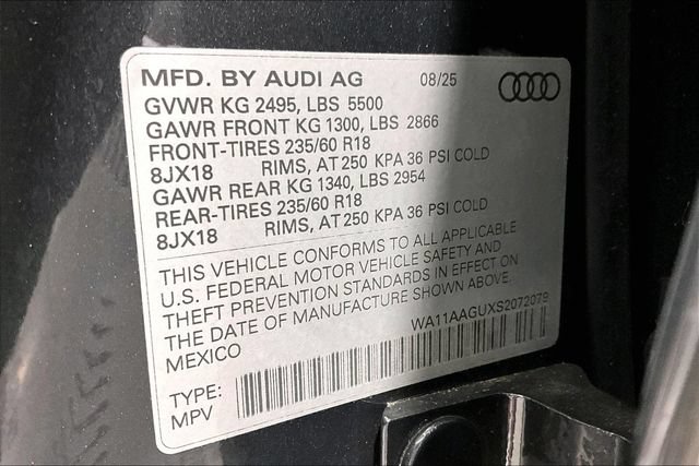 Certified 2025 Audi Q5 Premium w/ Convenience Package AWD/4WD image 25
