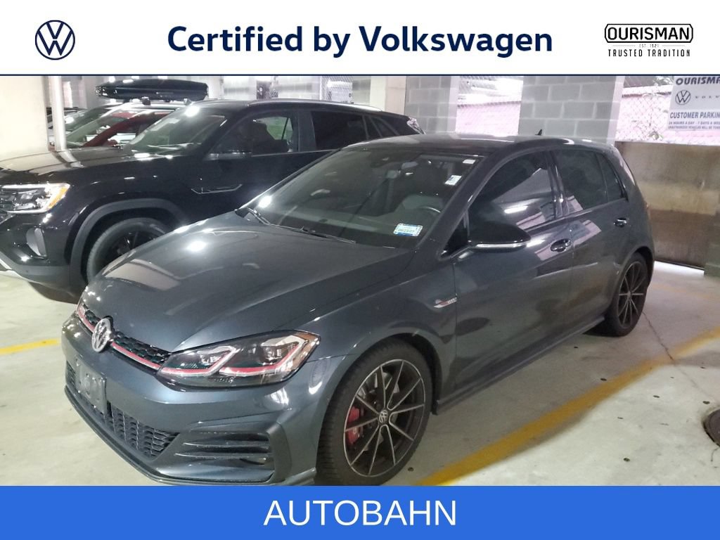 Certified 2021 Volkswagen GTI 4-Door FWD image 1