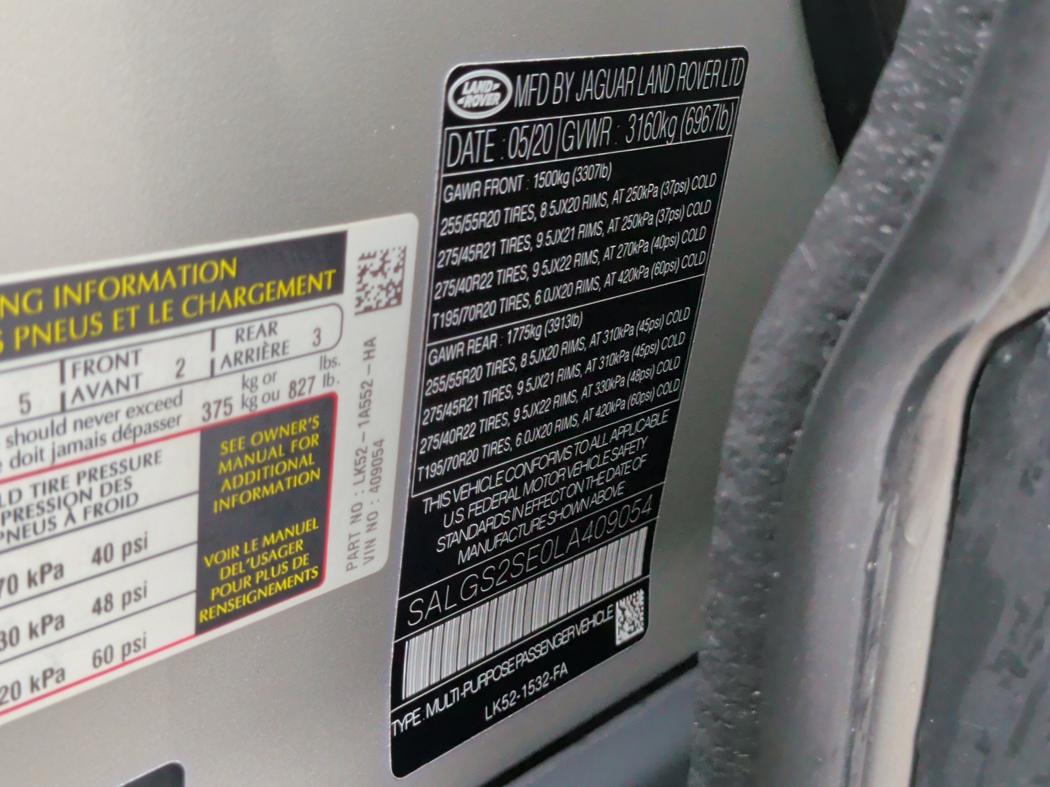 Used 2020 Land Rover Range Rover HSE image 45