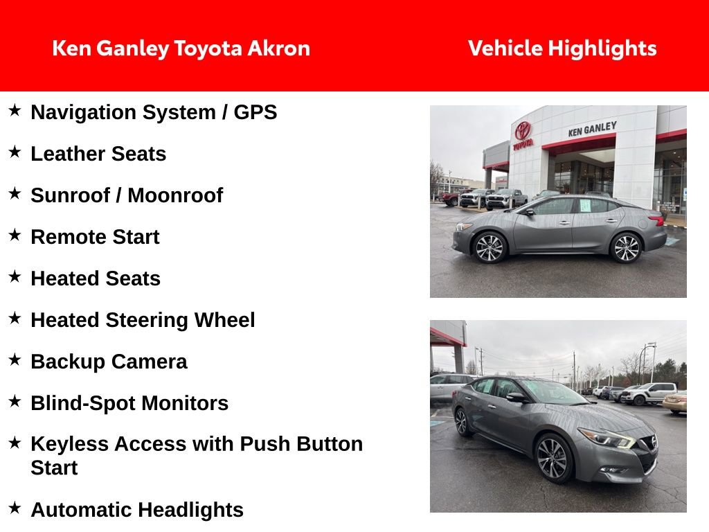 Used 2018 Nissan Maxima Platinum image 2