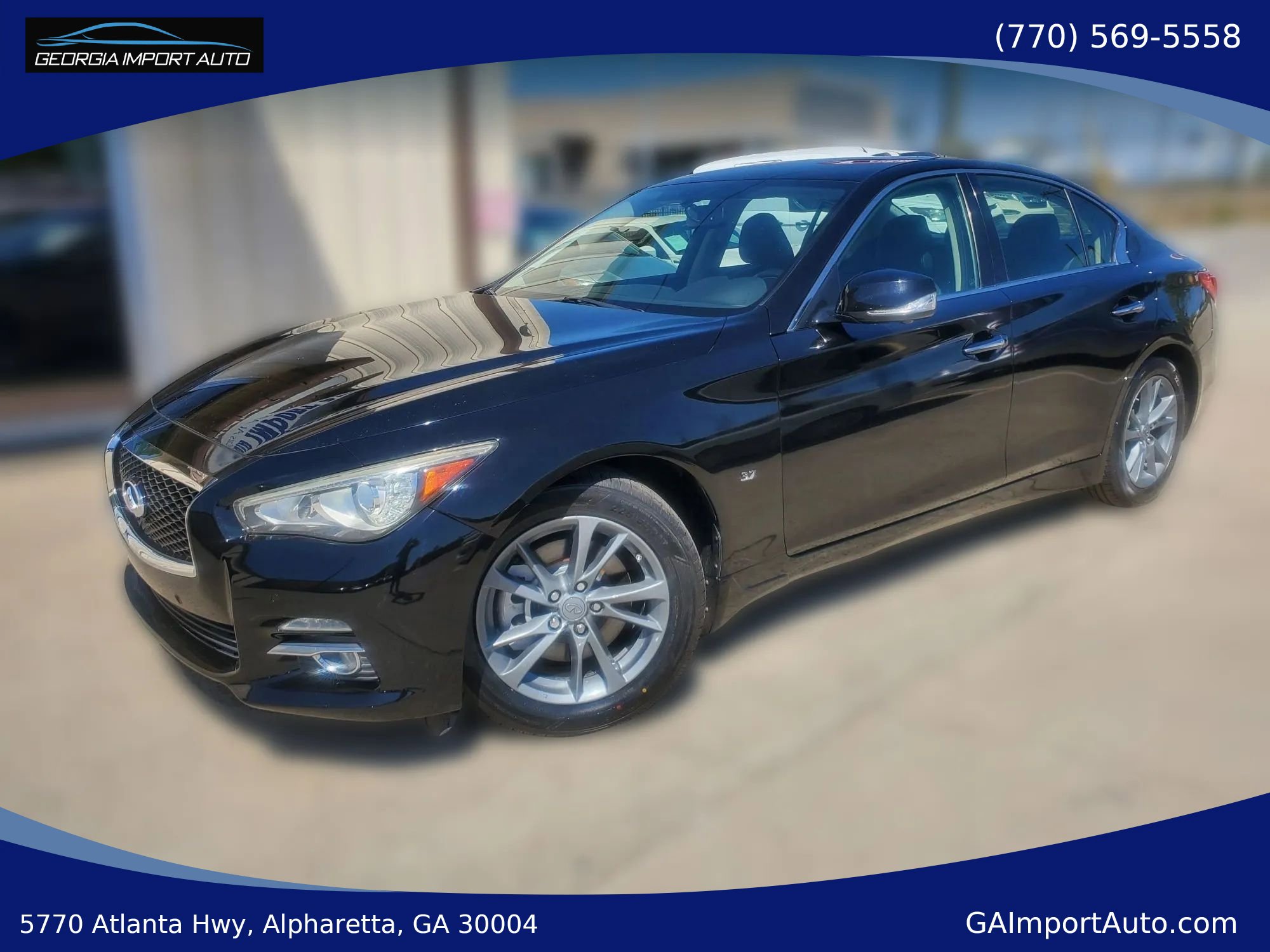 Used 2015 INFINITI Q50 Premium w/ Deluxe Touring Package AWD/4WD image 1