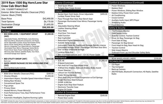 Used 2019 RAM 1500 Big Horn image 5