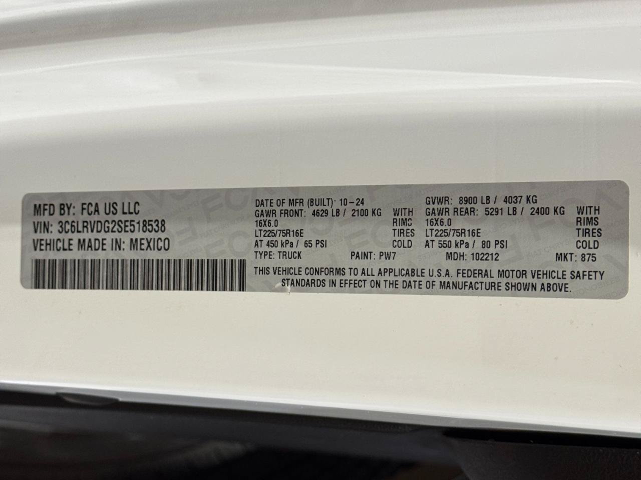 Used 2025 RAM ProMaster 2500 w/ Convenience Group FWD image 58