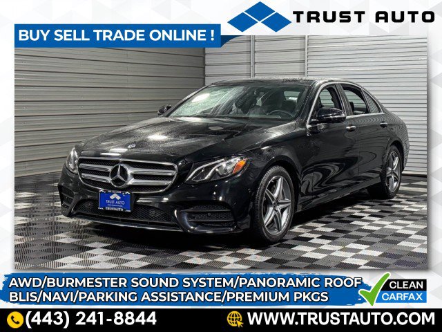 Used 2019 Mercedes-Benz E 300 E 300 4MATIC AWD Luxury Sedan