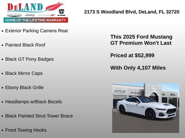 Used 2025 Ford Mustang GT Premium w/ GT Performance Package RWD image 31