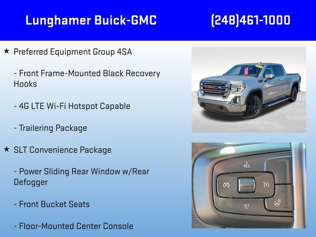 Used 2021 GMC Sierra 1500 SLT w/ SLT Convenience Package AWD/4WD image 30