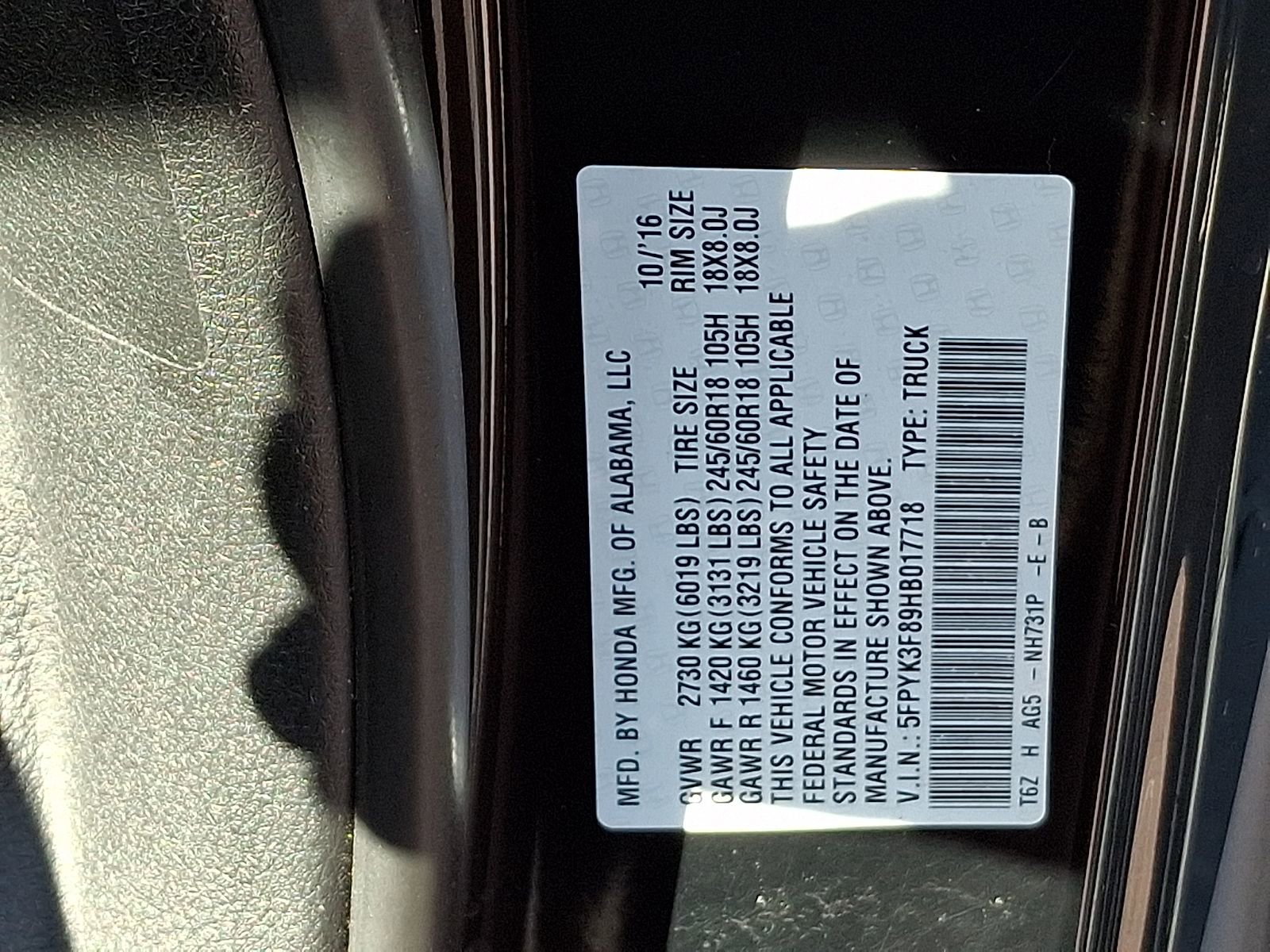 Used 2017 Honda Ridgeline Black Edition image 28