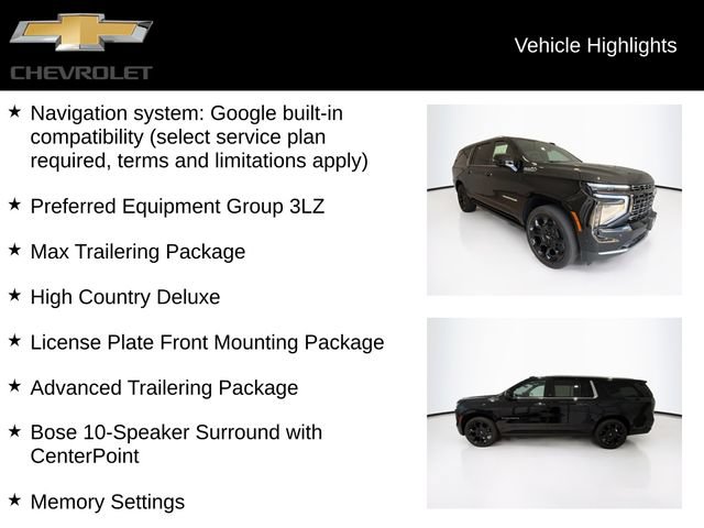 New 2026 Chevrolet Suburban High Country AWD/4WD image 4