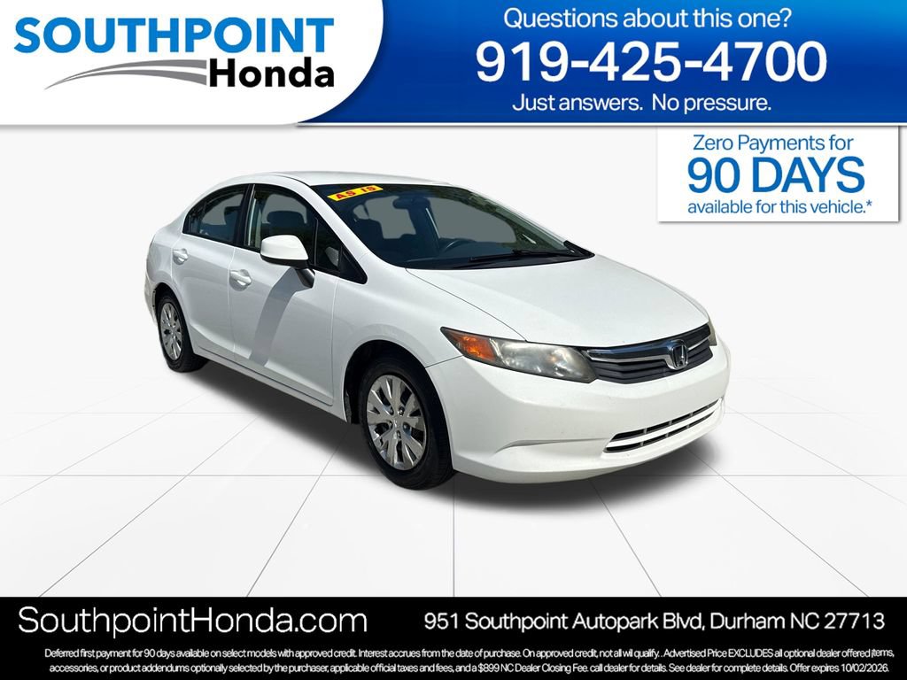 Used 2012 Honda Civic LX 360° Tour