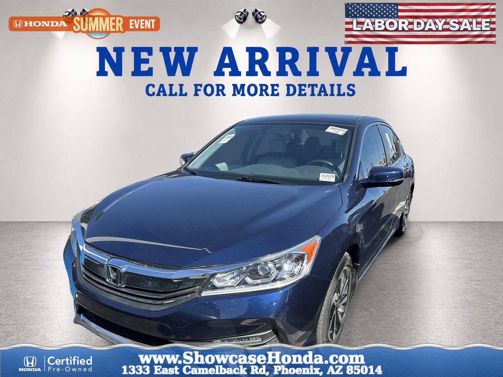 Used 2017 Honda Accord EX