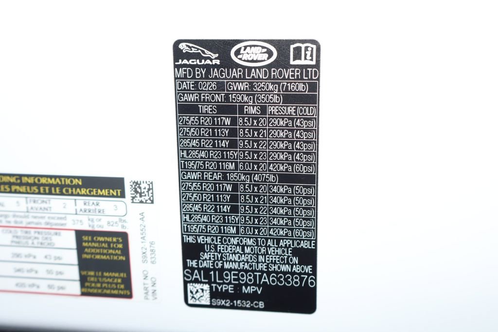 New 2026 Land Rover Range Rover Sport Dynamic SE image 28