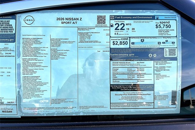 New 2026 Nissan Z Sport image 13