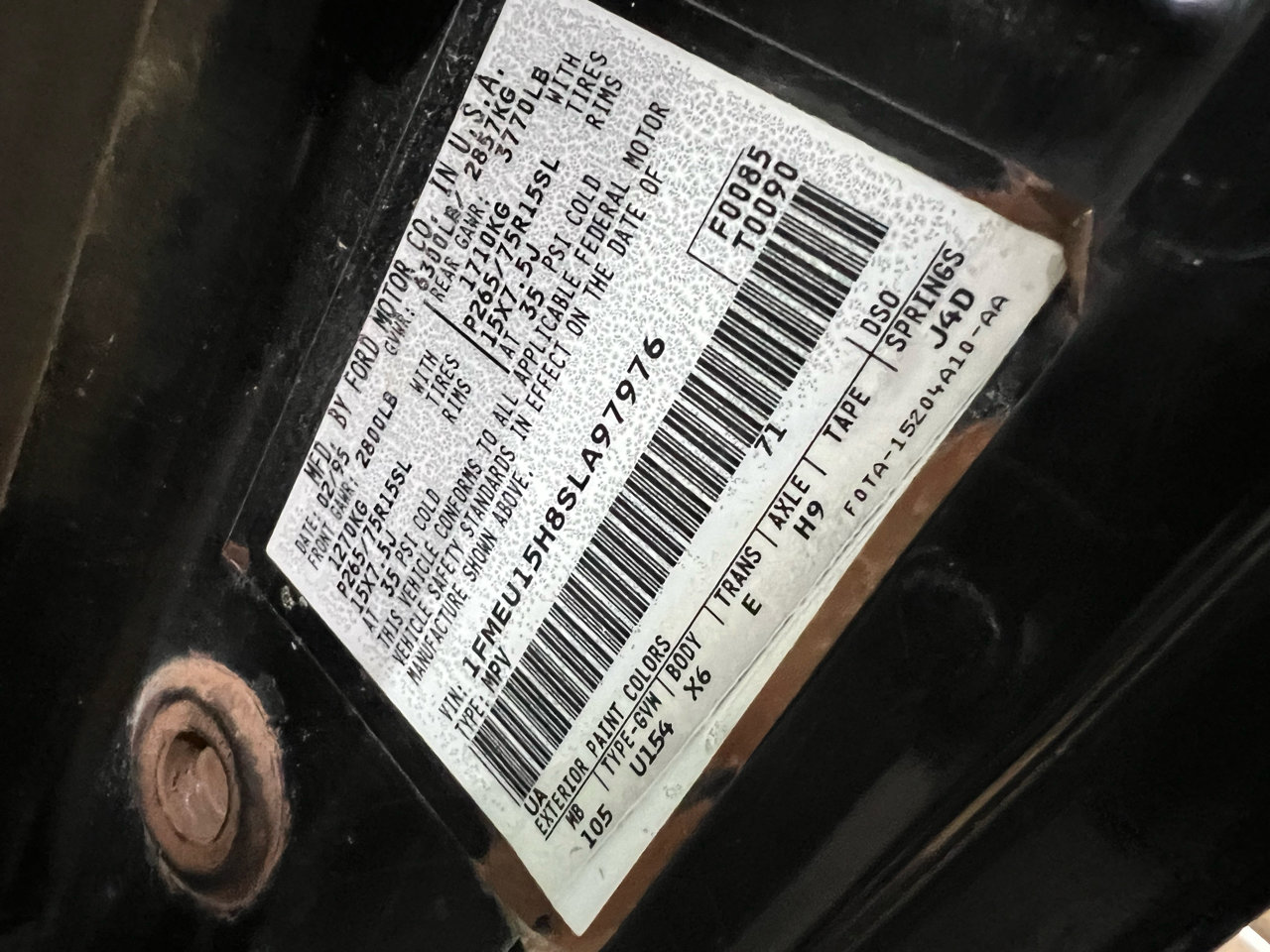 Used 1995 Ford Bronco XLT image 18