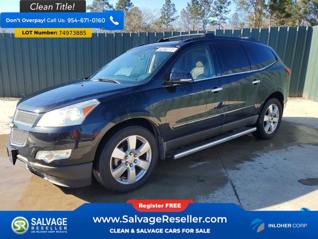 Used 2012 Chevrolet Traverse LTZ w/ LPO, 'HIT The Road' Package FWD image 1