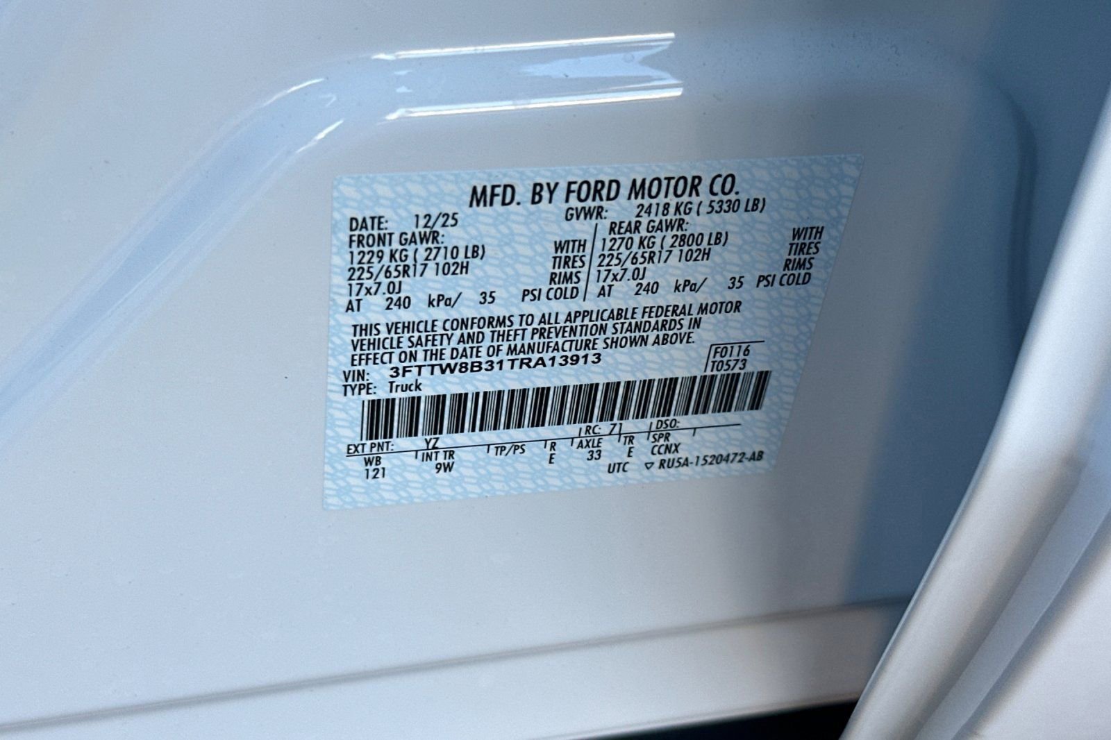 New 2026 Ford Maverick XL w/ Equipment Group 101A image 25