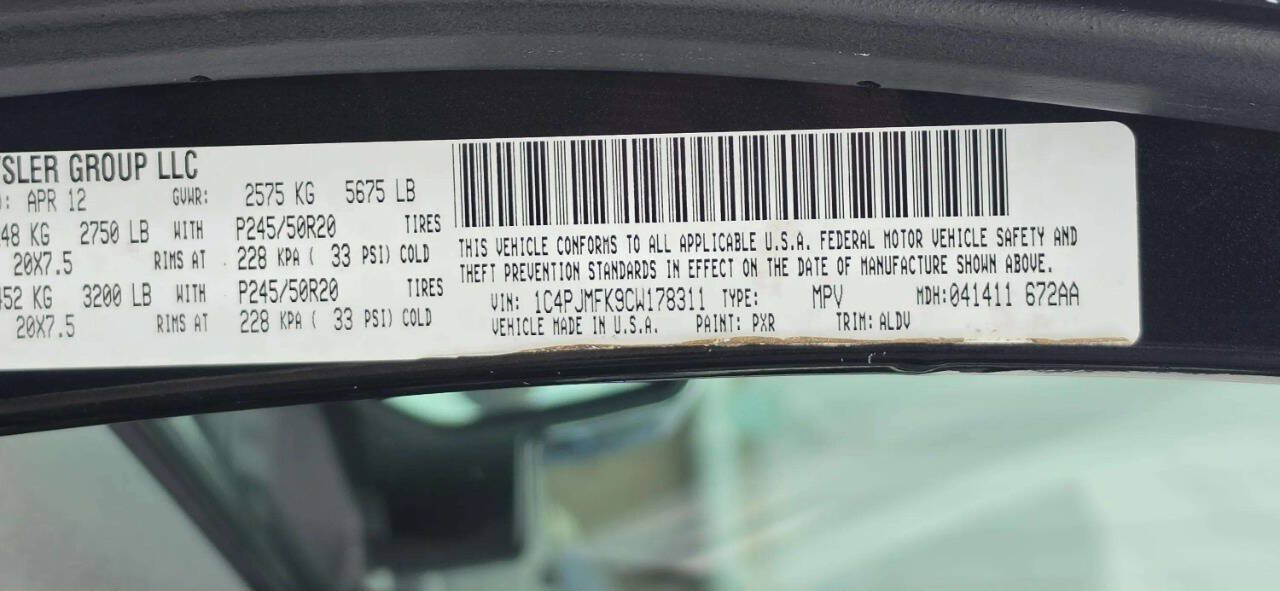 Used 2012 Jeep Liberty Limited Jet w/ Trailer Tow Class III Group AWD/4WD image 11