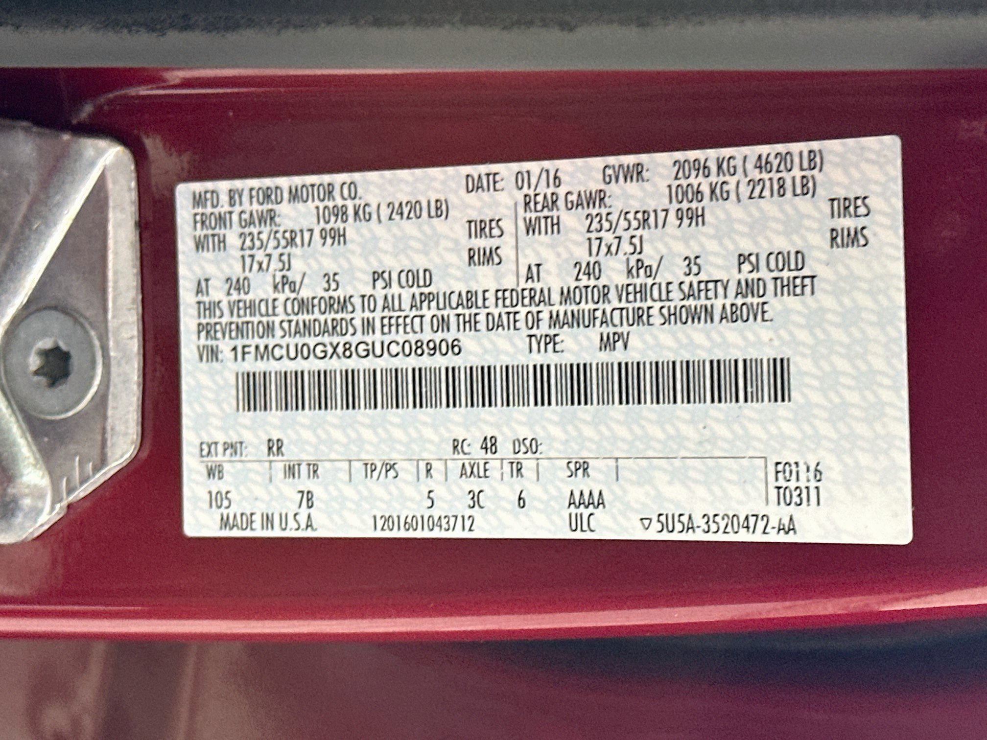 Used 2016 Ford Escape SE w/ Equipment Group 201A FWD image 12