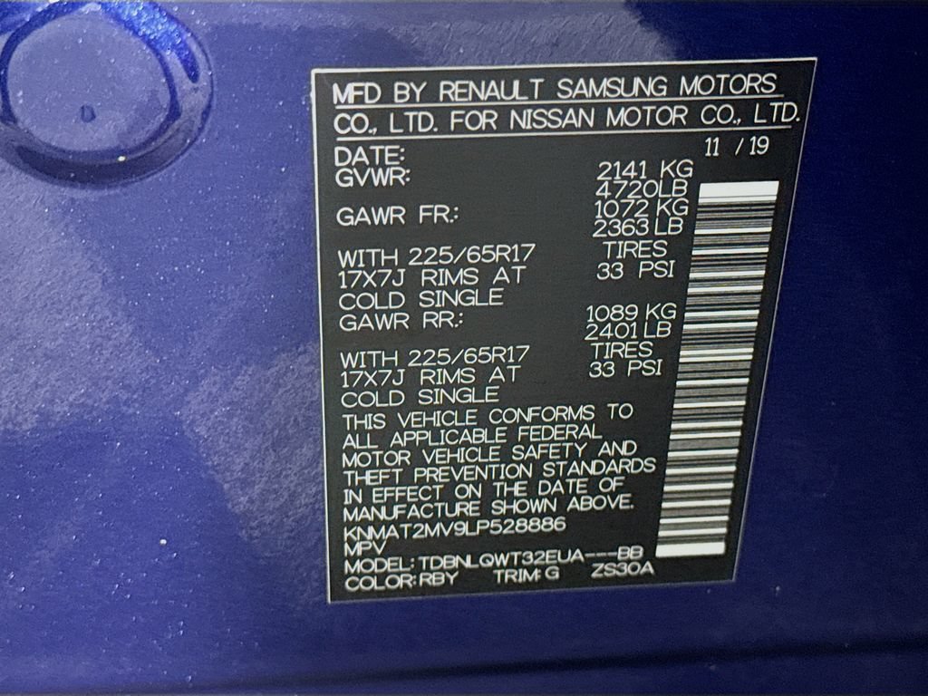 Certified 2020 Nissan Rogue SV AWD/4WD image 34