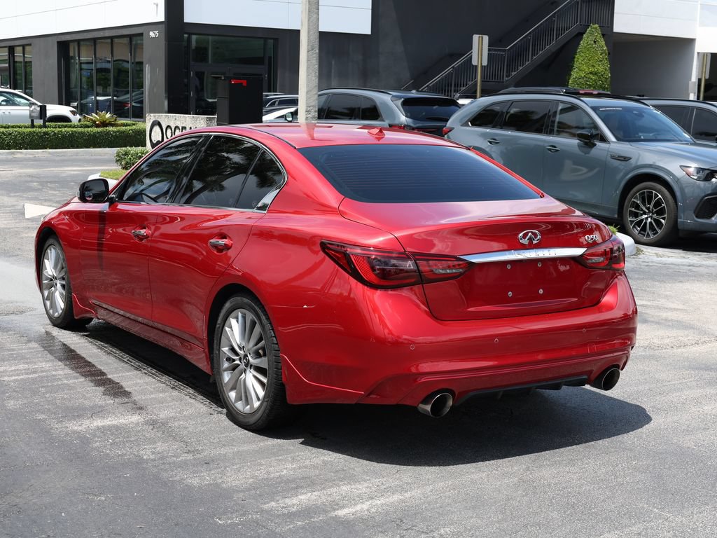 Used 2021 INFINITI Q50 Luxe w/ Cargo Package RWD image 5