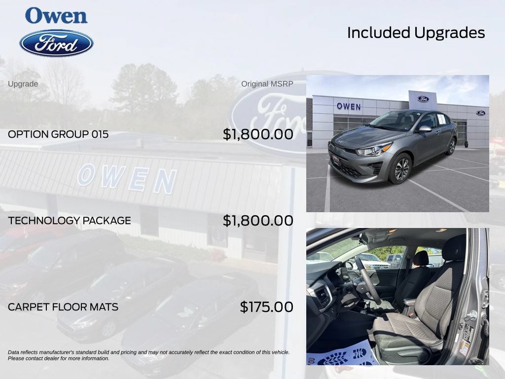 Used 2023 Kia Rio S w/ Technology Package FWD image 4