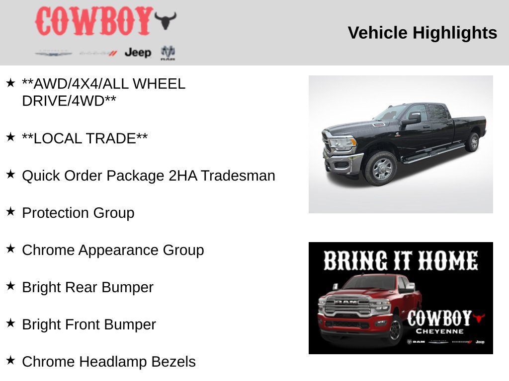 Used 2024 RAM 3500 Tradesman w/ Chrome Appearance Group AWD/4WD image 5