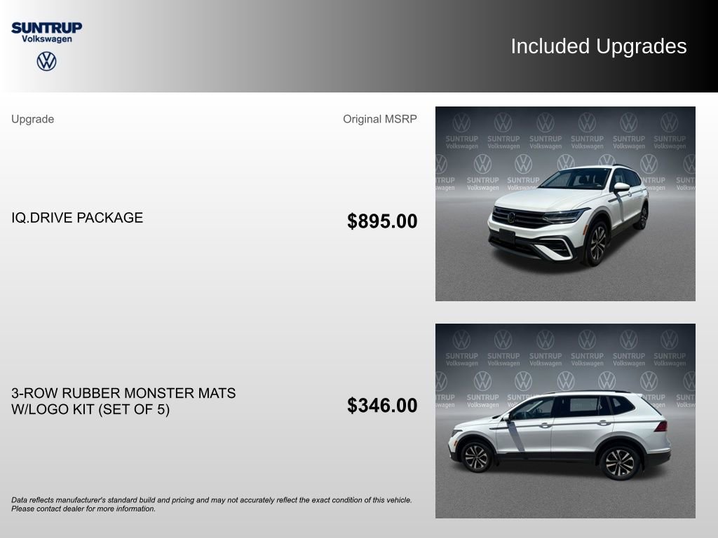Used 2023 Volkswagen Tiguan S w/ IQ.Drive Package FWD image 2