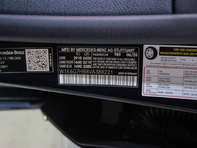 New 2027 Mercedes-Benz S 580 4MATIC Sedan image 24