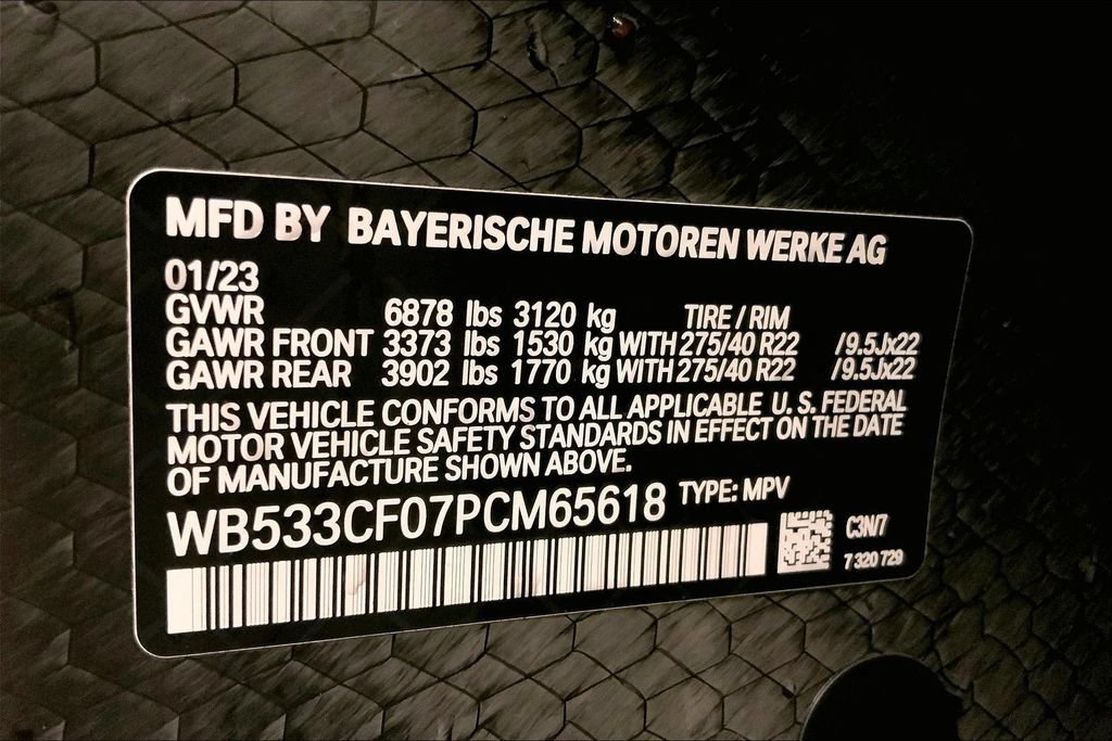 Used 2023 BMW iX M60 w/ Executive Package AWD/4WD image 30