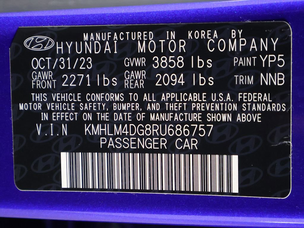 Certified 2024 Hyundai Elantra SEL image 39