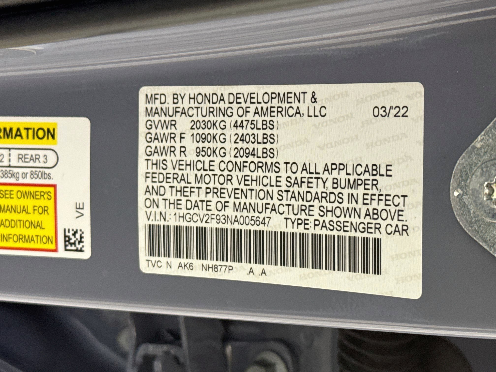 Used 2022 Honda Accord Touring image 38