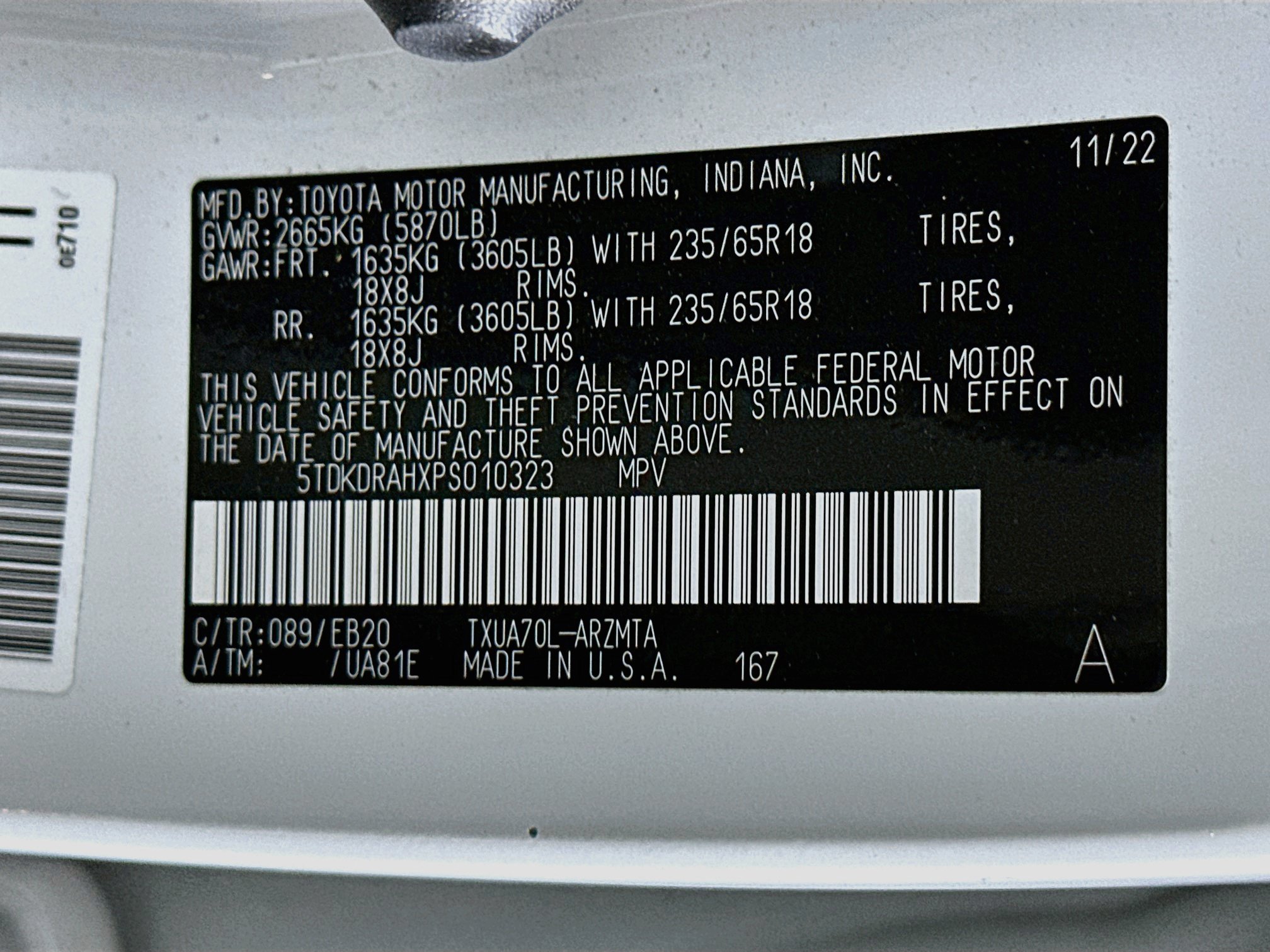 Used 2023 Toyota Highlander XLE FWD image 12