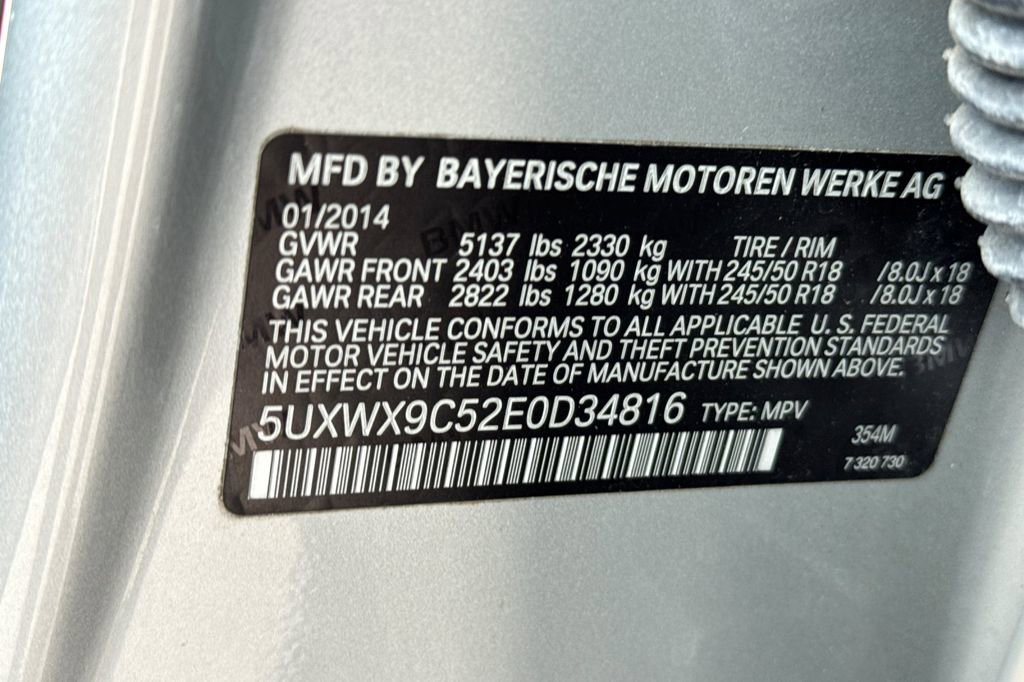 Used 2014 BMW X3 xDrive28i image 35