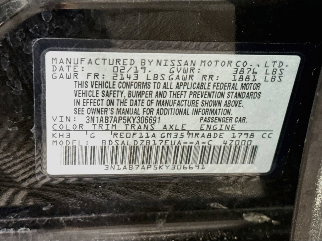Used 2019 Nissan Sentra SV w/ Special Edition Package FWD image 34