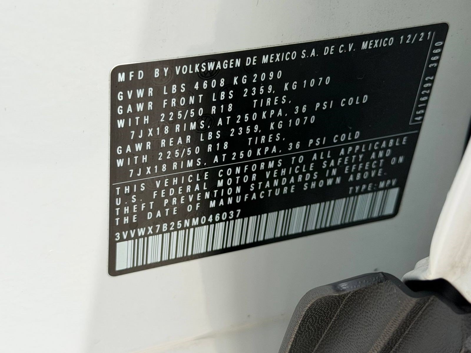 Certified 2022 Volkswagen Taos SE AWD/4WD image 20