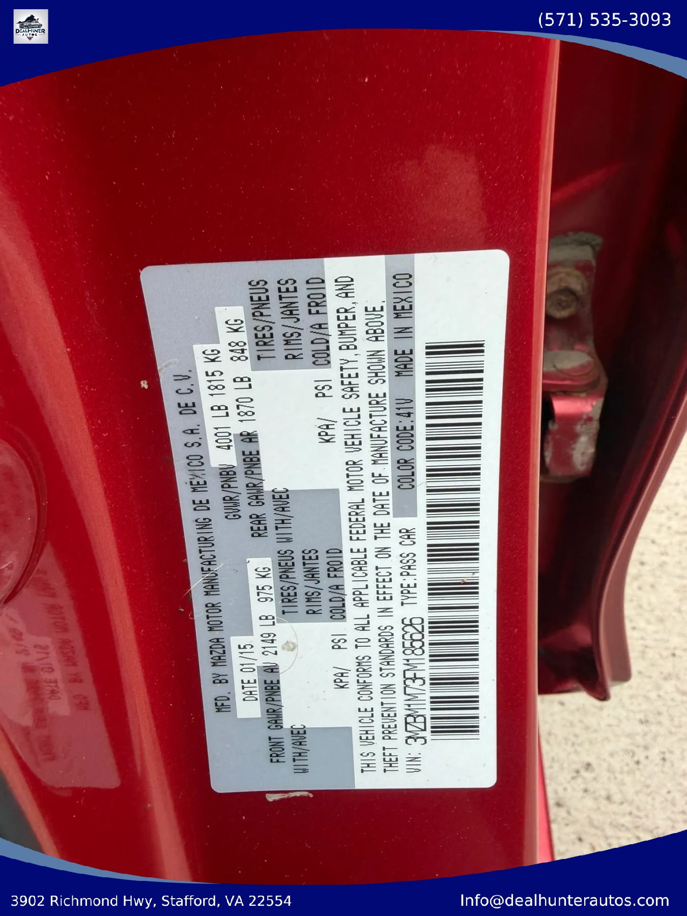 Used 2015 MAZDA MAZDA3 i Grand Touring FWD image 31