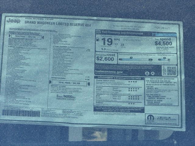 New 2026 Jeep Grand Wagoneer Limited image 31