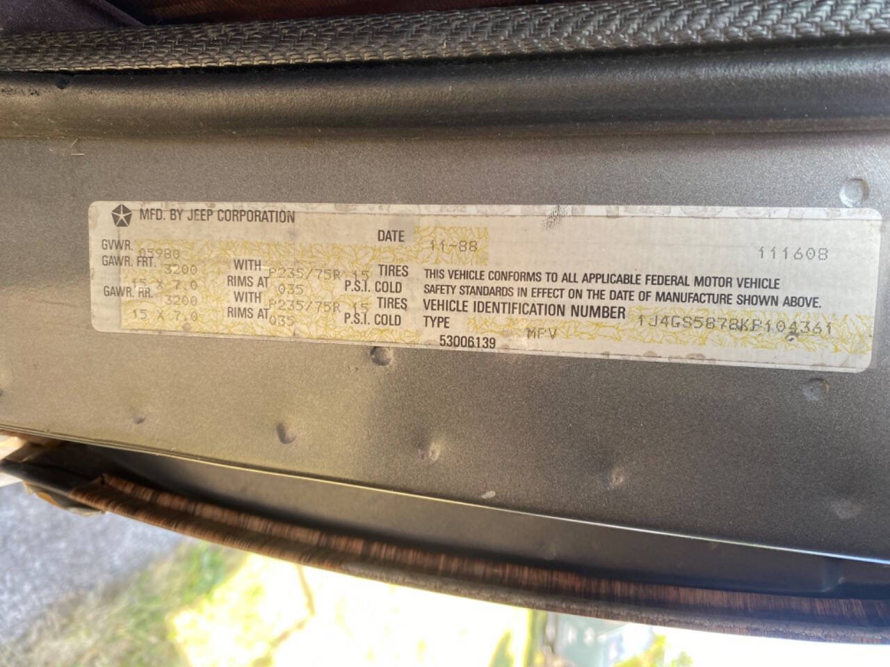 Used 1989 Jeep Grand Wagoneer AWD/4WD image 85