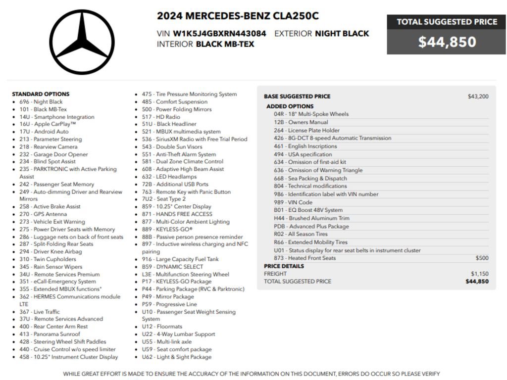 Used 2024 Mercedes-Benz CLA 250 image 2