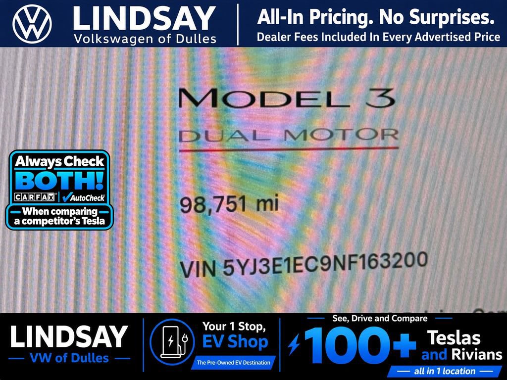 Used 2022 Tesla Model 3 Performance AWD/4WD image 27