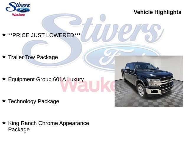 Used 2020 Ford F150 King Ranch w/ Equipment Group 601A Luxury AWD/4WD image 9