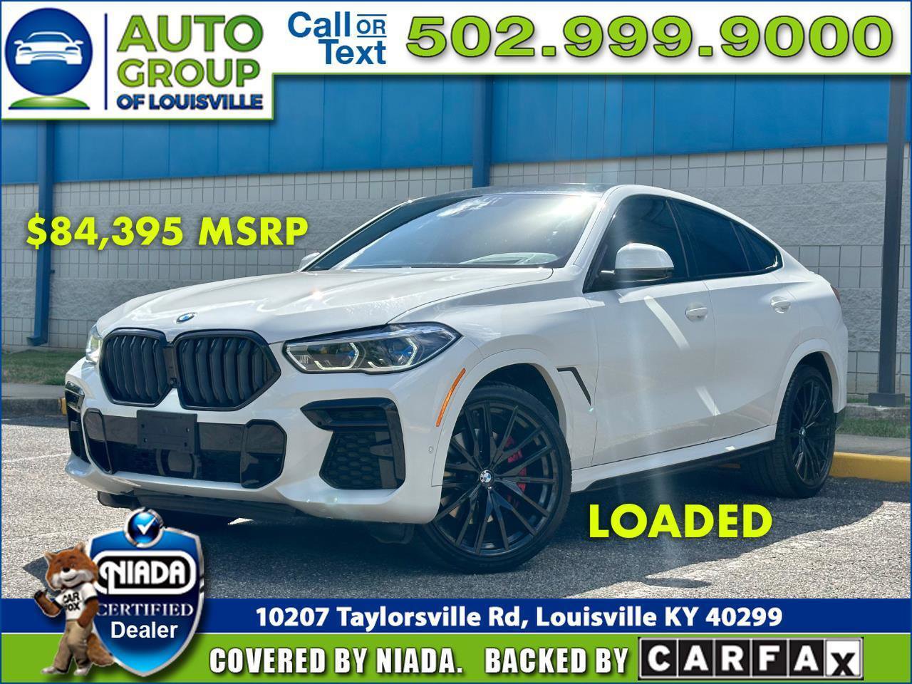 Used 2022 BMW X6 xDrive40i w/ Executive Package AWD/4WD image 1