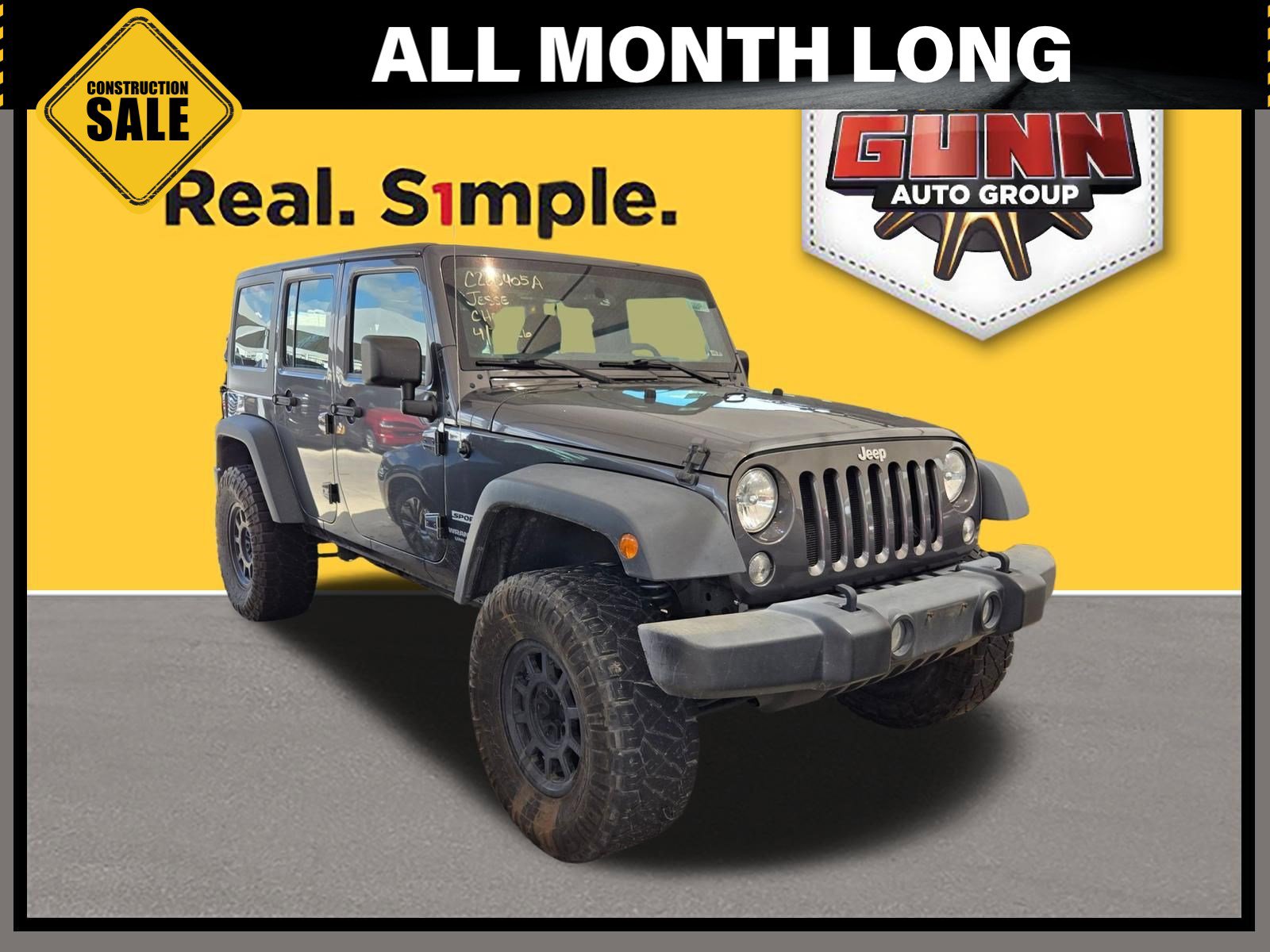 Used 2017 Jeep Wrangler Unlimited Sport
