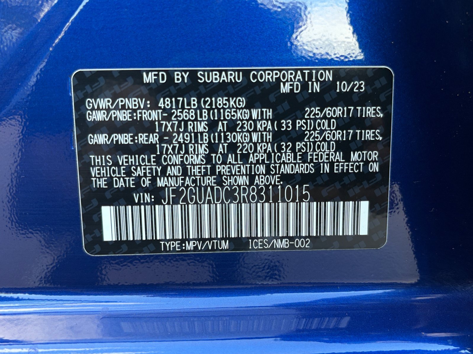 Used 2024 Subaru Crosstrek 2.0i Premium AWD/4WD image 33