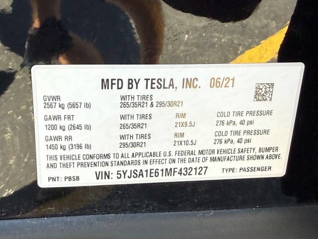 Used 2021 Tesla Model S Plaid AWD/4WD image 23
