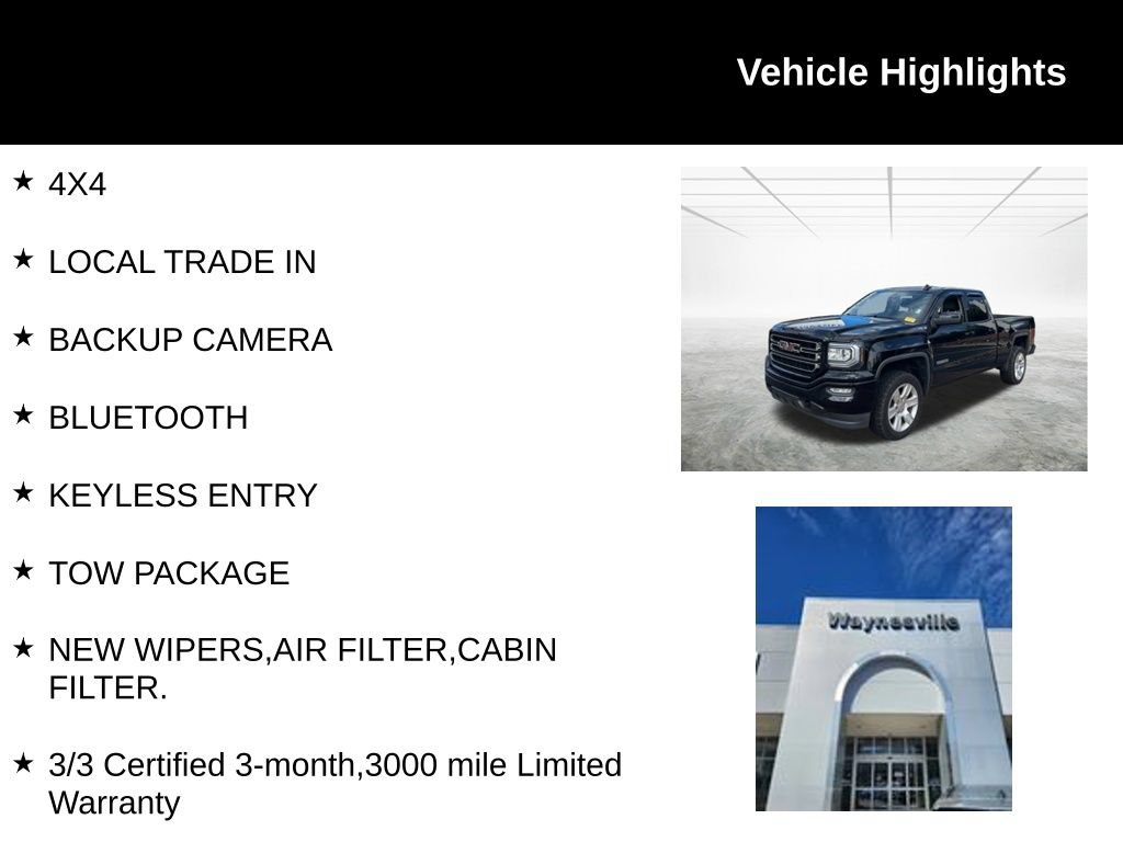 Used 2017 GMC Sierra 1500 4x4 Double Cab w/ Elevation Edition image 4
