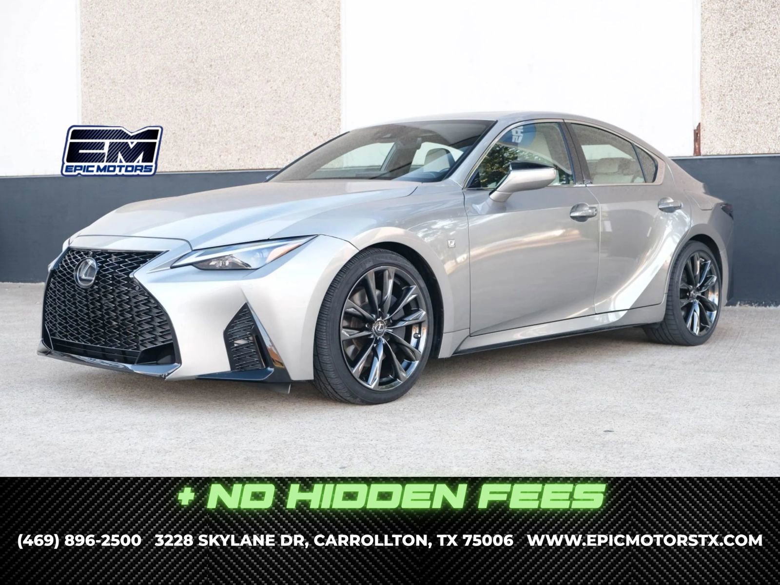 Used 2022 Lexus IS 350 F Sport w/ Accessory Package